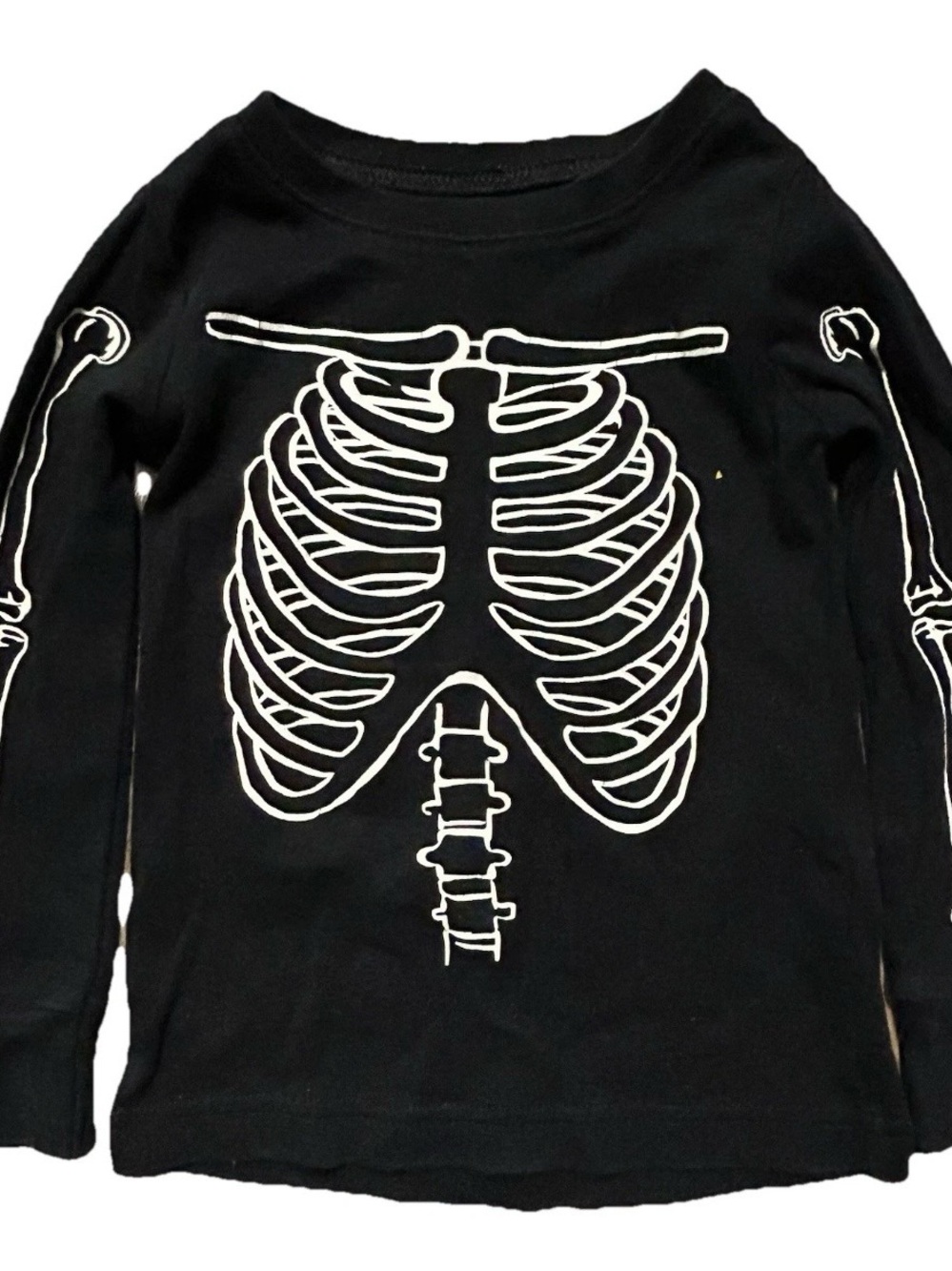 Toddler Girl Halloween Fall Long Sleeve Shirts Leggings Skeletons Ghosts Size 3T - Picture 6 of 7